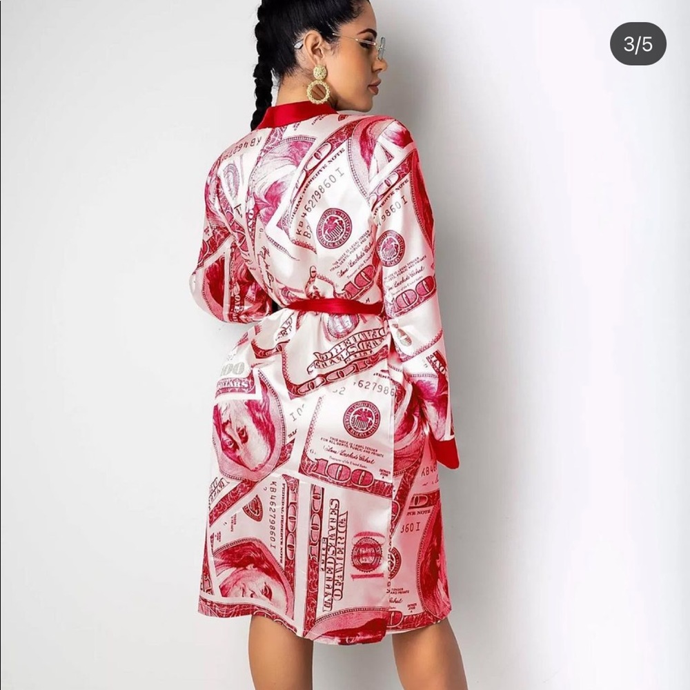 ❤️”SUGARDADDY” Robe 👘 ❤️ IN COLOR RED